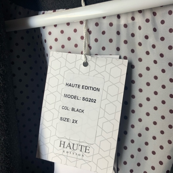 New! Haute edition wool blend coat button - Picture 3 of 9